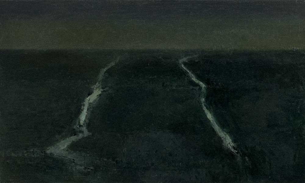 het wad | 2018 | olieverf/linnen | 50x30 cm